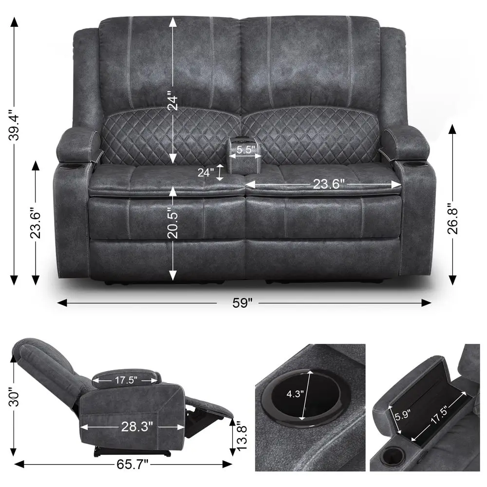 Loveseat Recliner Sofa, Manual Reclining Loveseat with Removable Armrest, Dutch Velvet Recliner Loveseat for Adults with 2Tier
Loveseat Recliner Sofa, Manual Reclining Loveseat with Removable Armrest, Dutch Velvet Recliner Loveseat for Adults with 2Tier