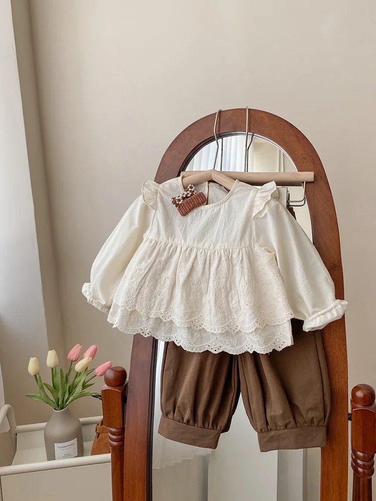Girl's Spring Suit Stylish Korean Style Baby's Spring And Autumn Casual Pants Two-piece Set
Girl's Spring Suit Stylish Korean Style Baby's Spring And Autumn Casual Pants Two-piece Set