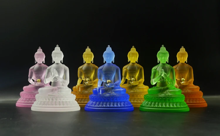 High grade Buddha GOOD Buddha -Temple bless family HOME Safety Health luck efficacious 7 Colored Glaze crystal Buddhas statue
High grade Buddha GOOD Buddha -Temple bless family HOME Safety Health luck efficacious 7 Colored Glaze crystal Buddhas statue
