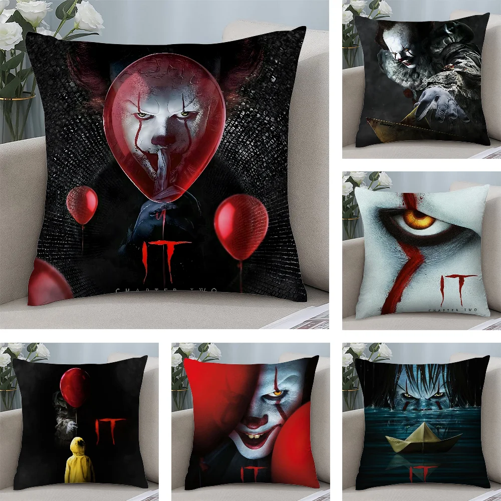 I-It P-Pennywise Clown Pillow Case Short Plush Pillow Covers Sofa Decorative Gift Home Double-sided Printing Cushion Cover
I-It P-Pennywise Clown Pillow Case Short Plush Pillow Covers Sofa Decorative Gift Home Double-sided Printing Cushion Cover