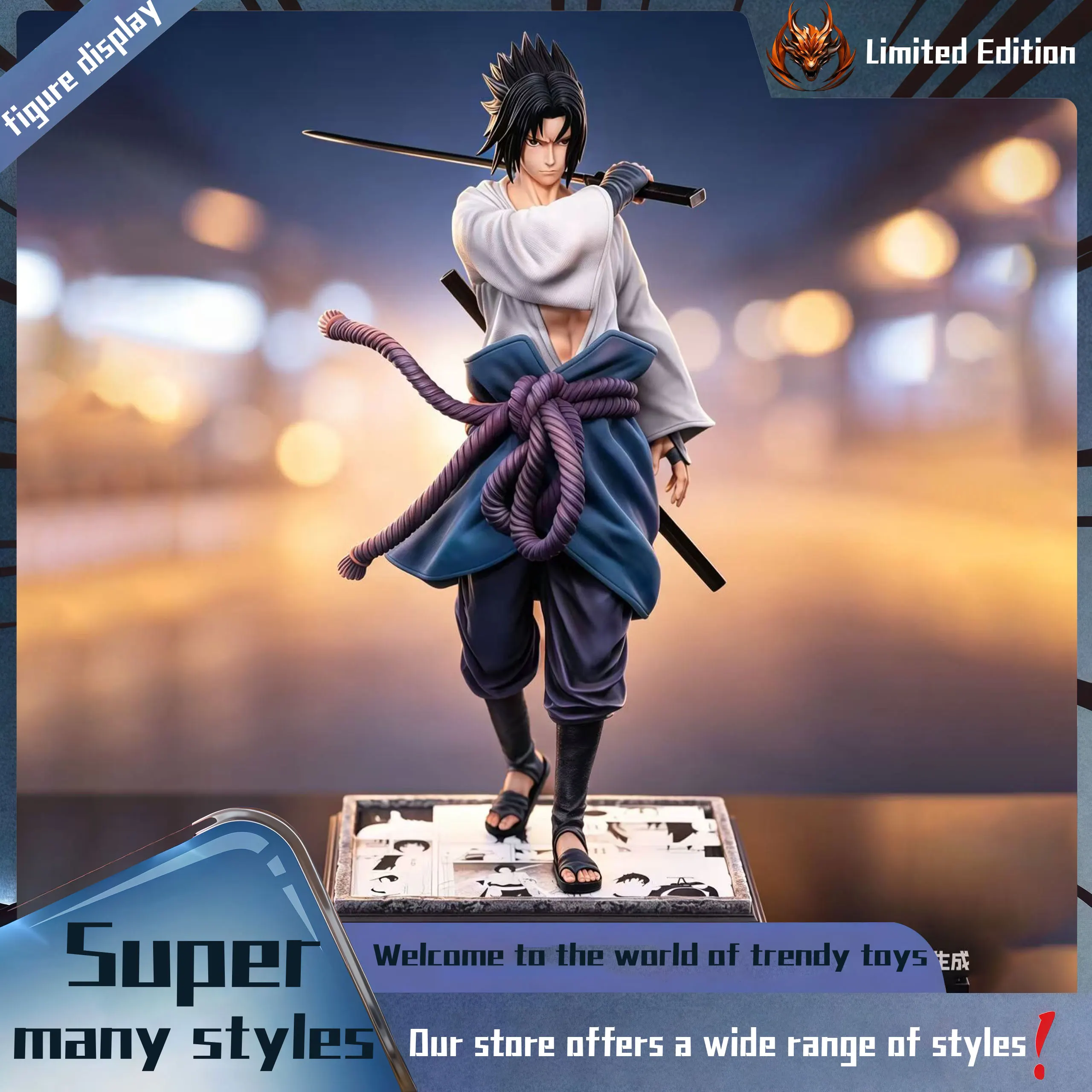 Nirvana Sasuke Handmade ornaments, anime peripheral tables, trendy toys, gifts
Nirvana Sasuke Handmade ornaments, anime peripheral tables, trendy toys, gifts
