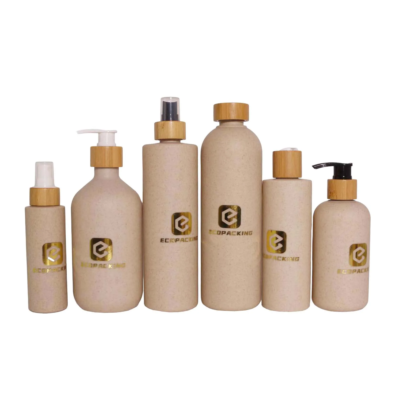 100ml 250ml 300ml 400ml 500ml Wheat Straw Plastic Pump Spray Shampoo Bottle Biodegradable Cosmetic Packaging Container
100ml 250ml 300ml 400ml 500ml Wheat Straw Plastic Pump Spray Shampoo Bottle Biodegradable Cosmetic Packaging Container
