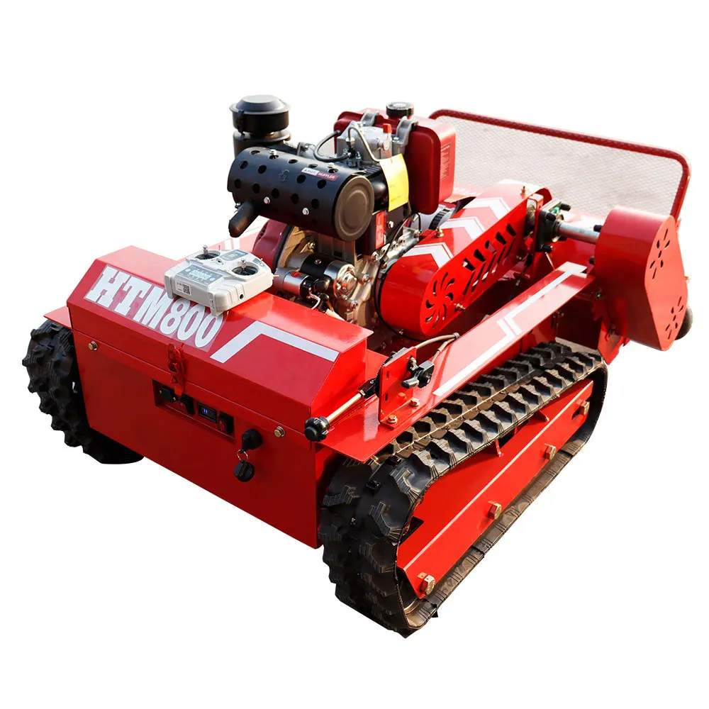 1.2-meter diesel lawn mower, tracked remote control lawn mower, 195 high-power fuel powered grass shredder
1.2-meter diesel lawn mower, tracked remote control lawn mower, 195 high-power fuel powered grass shredder