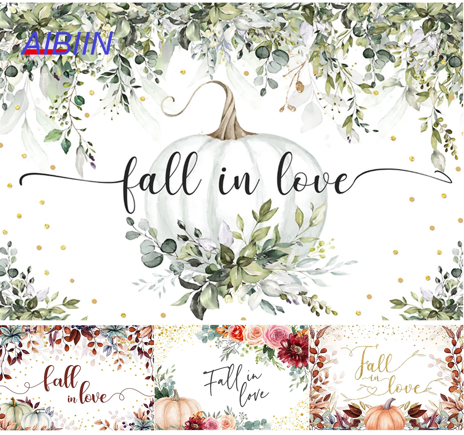 Fall in Love Bridal Shower Backdrop Eucalyptus Autumn Fall Pumpkin Wedding Photography Background Engagement Party Decorations
Fall in Love Bridal Shower Backdrop Eucalyptus Autumn Fall Pumpkin Wedding Photography Background Engagement Party Decorations