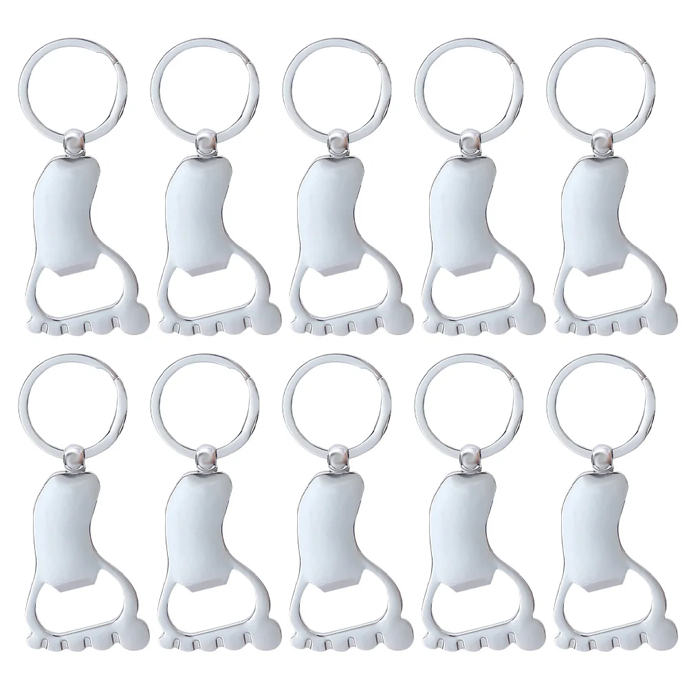 10 Pcs Foot Shaped Bottle Opener Keychain Retro Gifts Home Accessories Camping Travel Beer Lovers Groomsmen Wedding Party Favors
10 Pcs Foot Shaped Bottle Opener Keychain Retro Gifts Home Accessories Camping Travel Beer Lovers Groomsmen Wedding Party Favors