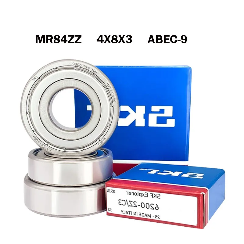 10PCS Sweden Origin SKF MR84ZZ Miniature High Speed bearings ABEC-9 MR84 MR84ZZ L-840ZZ 4X8X3mm Precision ball bearings
10PCS Sweden Origin SKF MR84ZZ Miniature High Speed bearings ABEC-9 MR84 MR84ZZ L-840ZZ 4X8X3mm Precision ball bearings