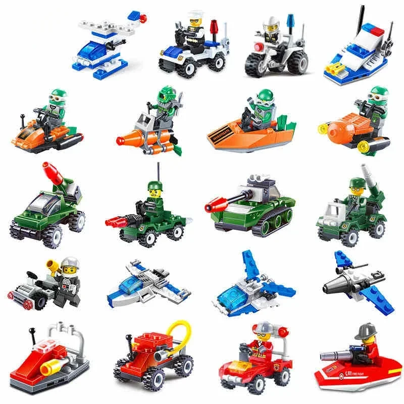 Small Particle Building Block City Vehicle Model, Speed Racing Car, Fire Truck, Mini Tank, Helicopter, Holiday Gift for Friends
Small Particle Building Block City Vehicle Model, Speed Racing Car, Fire Truck, Mini Tank, Helicopter, Holiday Gift for Friends