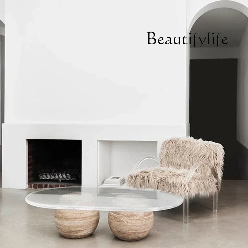 WDF Nordic Creative Natural Cave Stone Tea Table Light Luxury Living Room Simple Tea Table Silent Style Marble decoración hogar
WDF Nordic Creative Natural Cave Stone Tea Table Light Luxury Living Room Simple Tea Table Silent Style Marble decoración hogar