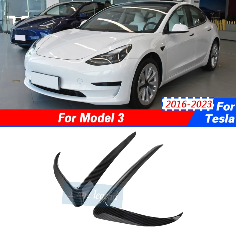 For Tesla Model 3 2016-2023 Car Front Bumper Fog Light Frame Spoiler Decoration Body Kit High Quality Blade Trim Light
For Tesla Model 3 2016-2023 Car Front Bumper Fog Light Frame Spoiler Decoration Body Kit High Quality Blade Trim Light
