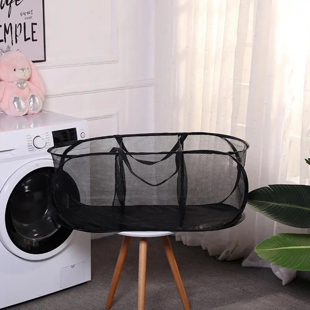 Laundry Hamper Practical with Handle Wear Resistant Dirty Clothes Mesh Laundry Hamper with Carry Handles Home Supplies
Laundry Hamper Practical with Handle Wear Resistant Dirty Clothes Mesh Laundry Hamper with Carry Handles Home Supplies