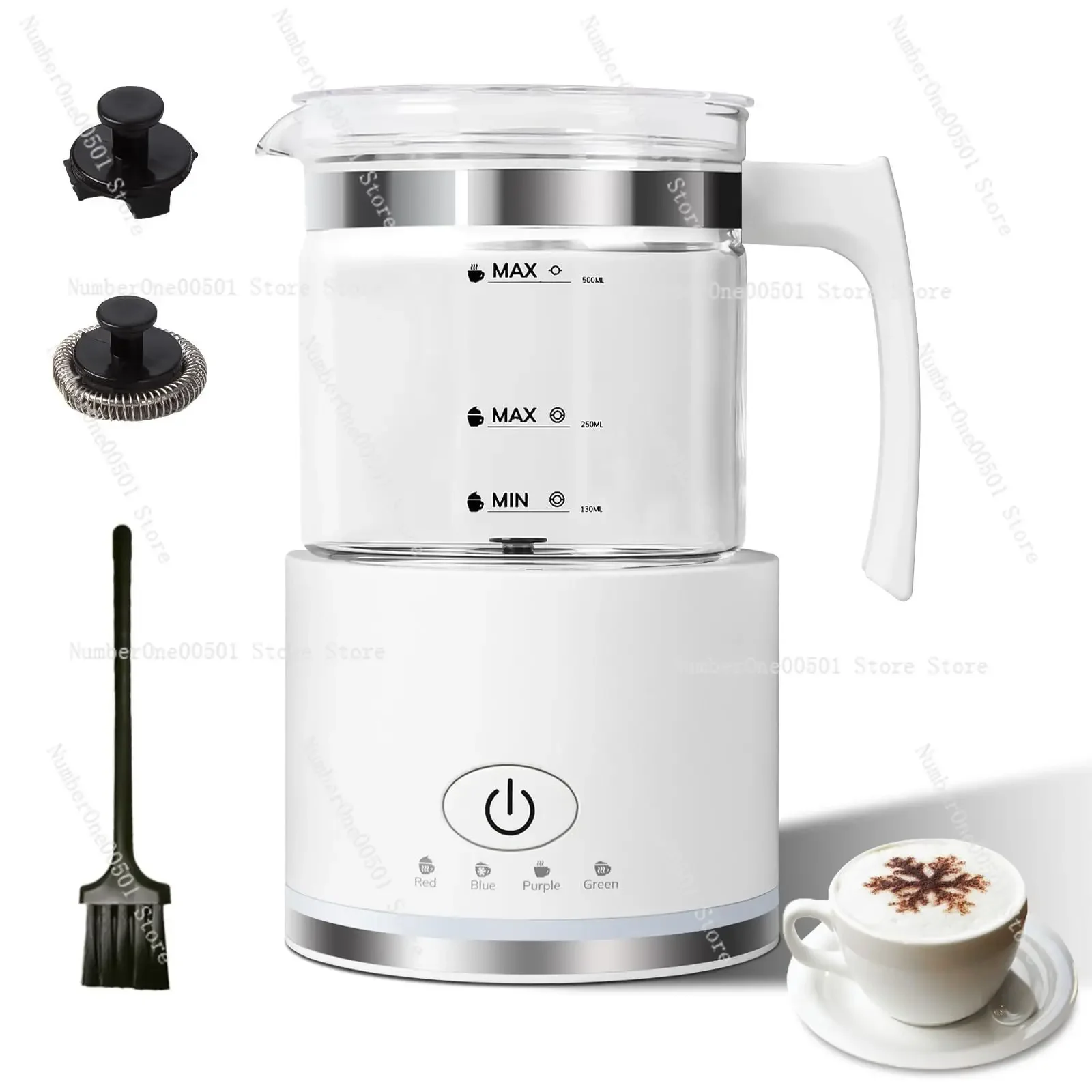 Home 4 Function Glass Milk Frother Detachable Magnetic Levitation Cold Hot Multi Function Stirrer for Coffee -095
Home 4 Function Glass Milk Frother Detachable Magnetic Levitation Cold Hot Multi Function Stirrer for Coffee -095