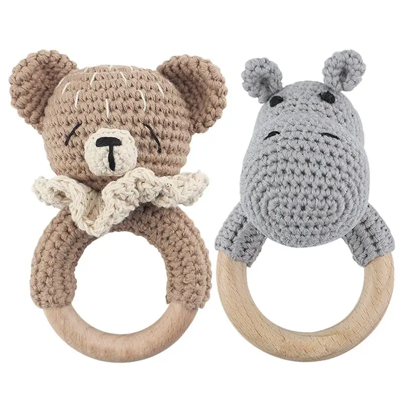 Rattle Toys For Babies Funny Wooden Teether Toy Handmade Crochet Stuffed Animal Doll New born Educational Montessori Toys
Rattle Toys For Babies Funny Wooden Teether Toy Handmade Crochet Stuffed Animal Doll New born Educational Montessori Toys