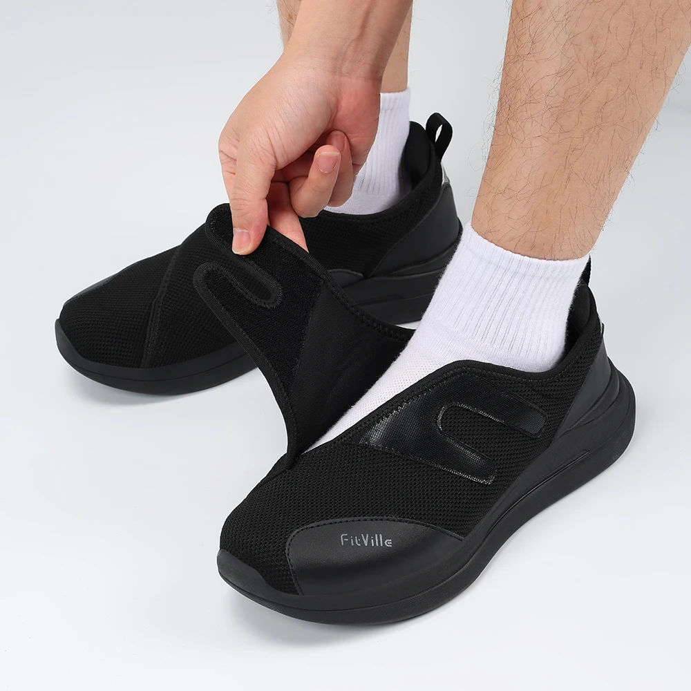 FitVille Diabetic Shoes for Men Extra Wide 4E Walking Shoes for Swollen Feet Orthopedic Adjustable with Arch Support Cushioning
FitVille Diabetic Shoes for Men Extra Wide 4E Walking Shoes for Swollen Feet Orthopedic Adjustable with Arch Support Cushioning