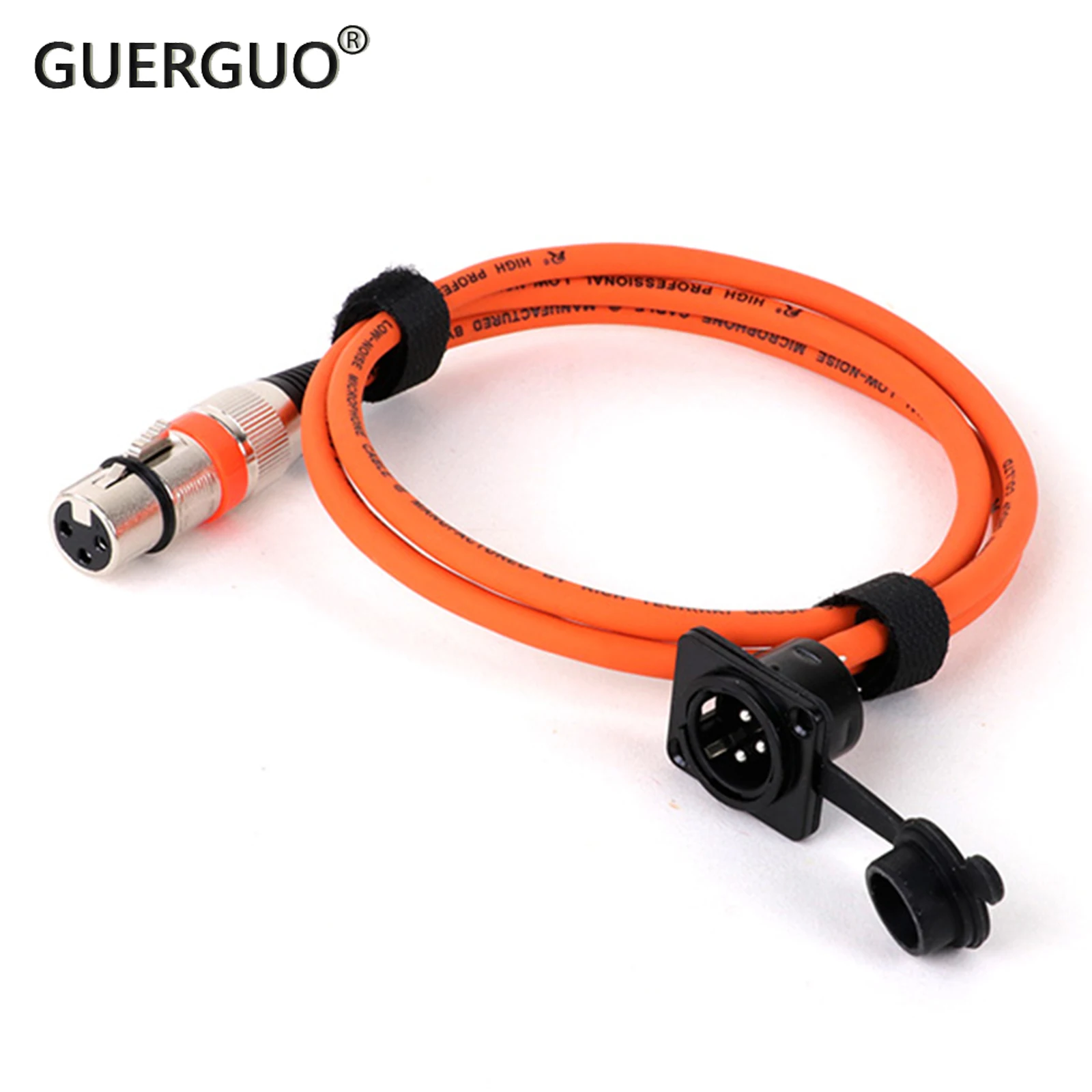 XLR Cable D-Type 3Pin XLR Male Panel Mount to Female Pass Through Connector Color Cable - No Solder for Pro Audio Installations
XLR Cable D-Type 3Pin XLR Male Panel Mount to Female Pass Through Connector Color Cable - No Solder for Pro Audio Installations