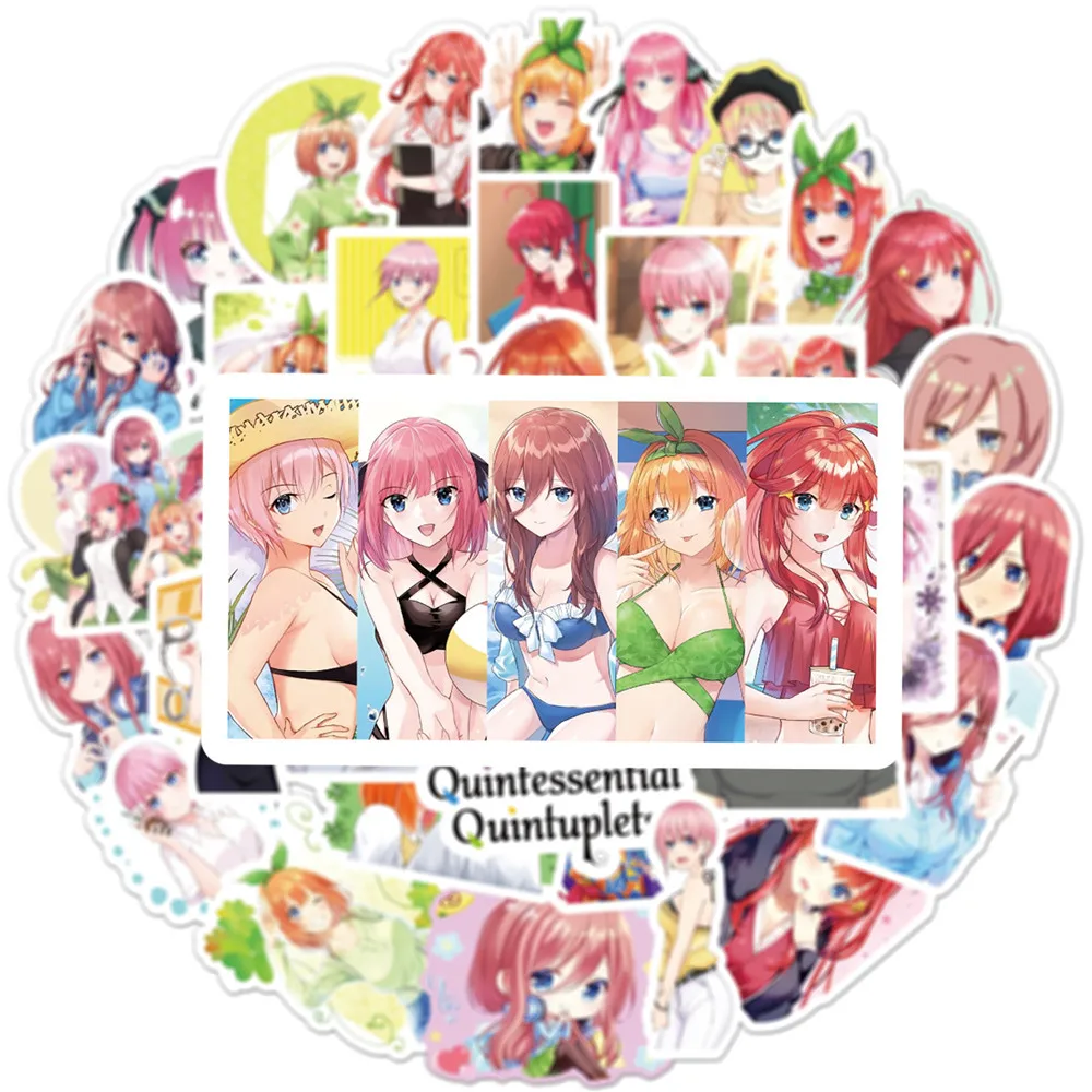 10/50PCS The Quintessential Quintuplets Stickers Love Comedy Animation Graffiti Funny Anime Decals Laptop Guitar Car Cartoon Toy
10/50PCS The Quintessential Quintuplets Stickers Love Comedy Animation Graffiti Funny Anime Decals Laptop Guitar Car Cartoon Toy