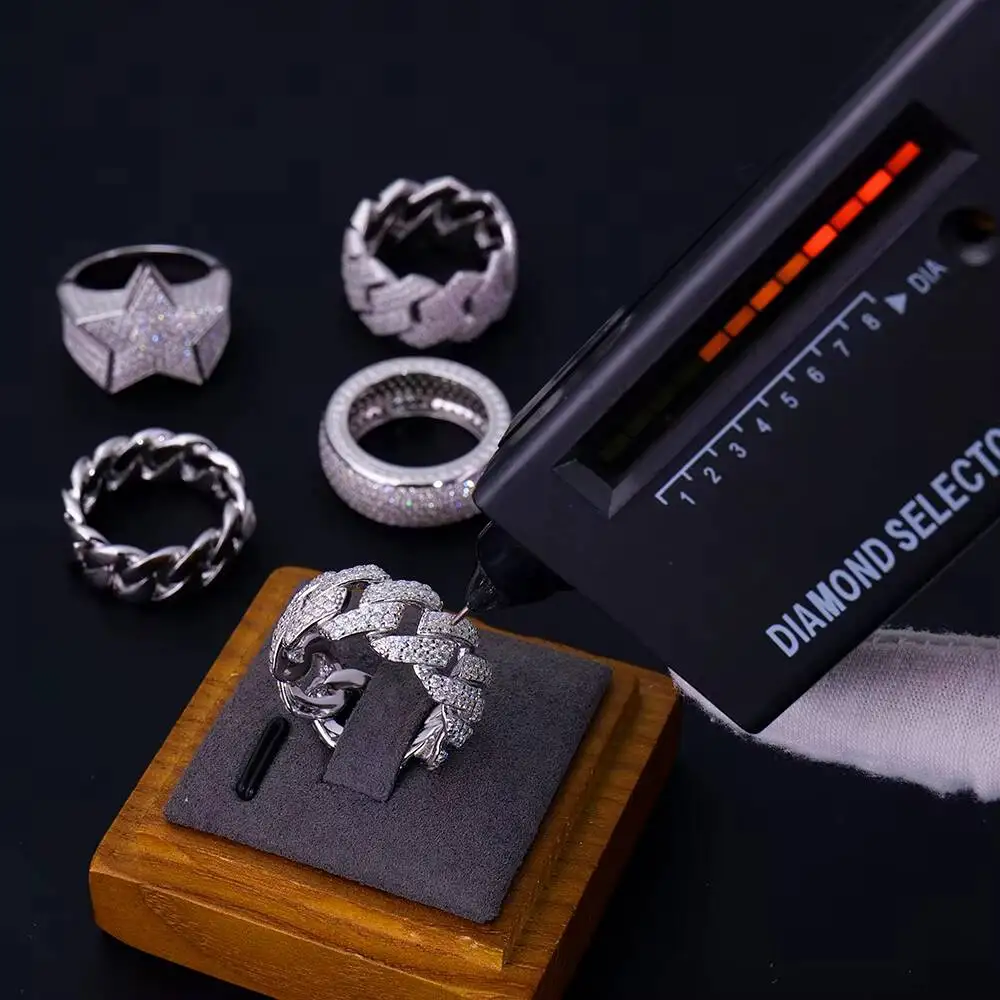In Stock Wholesale Custom Hip Hop Jewelry 925 Sterling Silver Full Crushed Iced Out Vvs Mossanite Moissanite Diamond Ring Men
In Stock Wholesale Custom Hip Hop Jewelry 925 Sterling Silver Full Crushed Iced Out Vvs Mossanite Moissanite Diamond Ring Men