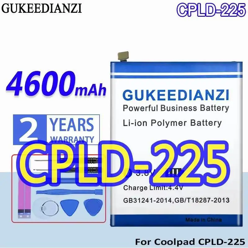 Прочный аккумулятор для мобильного телефона Coolpad Cpld-225, 4600 мАч, высокая производительность
Прочный аккумулятор для мобильного телефона Coolpad Cpld-225, 4600 мАч, высокая производительность