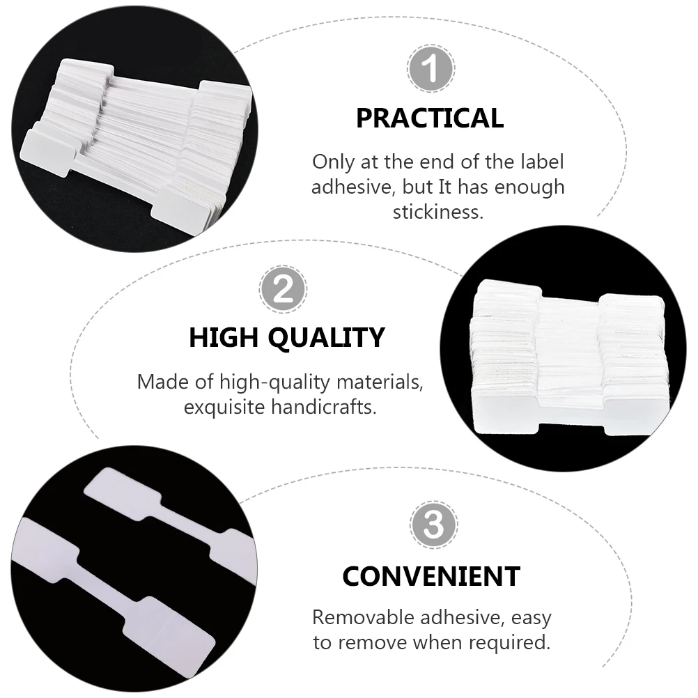 200pcs PVC Self Adhesive Labels for Handmade Jewelry Price Tags Sticker Blank Retail Removable Adhesive No Residue
200pcs PVC Self Adhesive Labels for Handmade Jewelry Price Tags Sticker Blank Retail Removable Adhesive No Residue