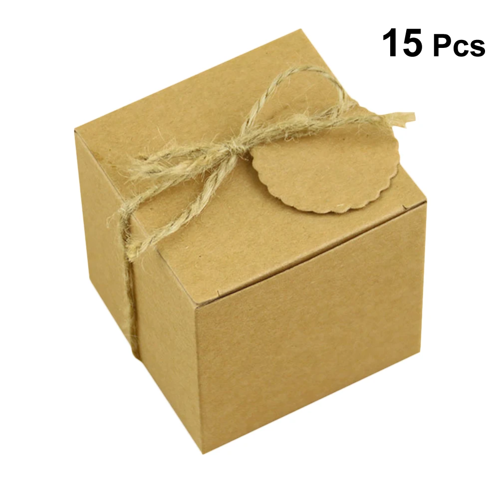 50pcs Kraft Paper Candy Boxes Retro Treat Box Wedding Favors Candy Holder Bags Gift Boxes (with Tag And Rope)
50pcs Kraft Paper Candy Boxes Retro Treat Box Wedding Favors Candy Holder Bags Gift Boxes (with Tag And Rope)