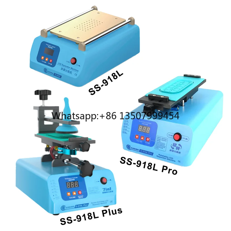 SUNSHINE S-918L/Plus/Pro Edge Screen Separator 5 In1 Curved Screen Separate Glue Remover Machine in Frame Universal Tools
SUNSHINE S-918L/Plus/Pro Edge Screen Separator 5 In1 Curved Screen Separate Glue Remover Machine in Frame Universal Tools
