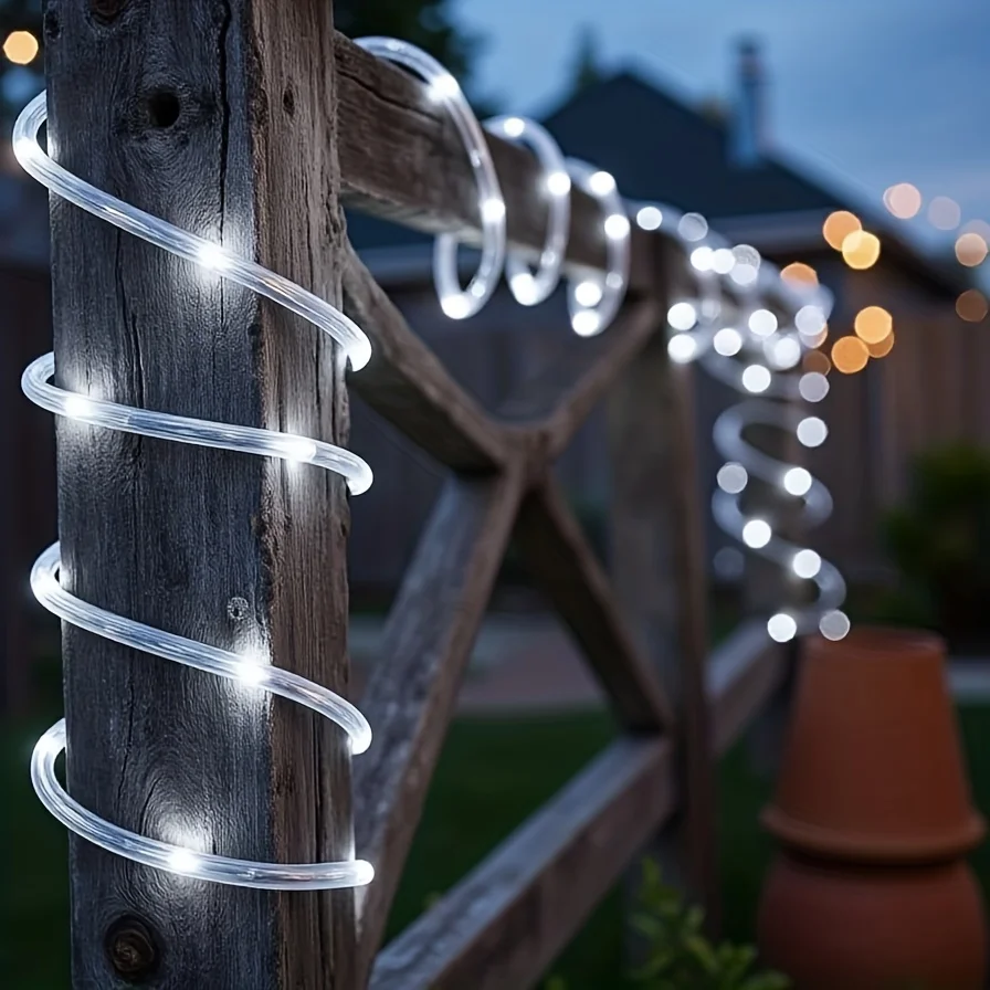 100ft Outdoor LED Rope Lights Waterproof, 900 LED Flexible Tube Lights with 8 Modes, LED String Lights for Patio, Garden, Fence, Pool, Deck, Party, Indoor Outdoor Decoration, Patio Lights, Garden Decor, Ambient Lighting, Decorative Lighting
100ft Outdoor LED Rope Lights Waterproof, 900 LED Flexible Tube Lights with 8 Modes, LED String Lights for Patio, Garden, Fence, Pool, Deck, Party, Indoor Outdoor Decoration, Patio Lights, Garden Decor, Ambient Lighting, Decorative Lighting