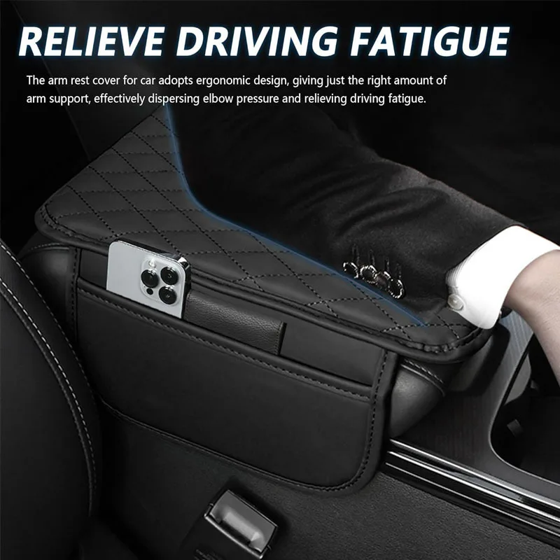 Car Armrest Pad PU Leather Increase Height Car Interior Accessories Storable Center Console Arm Rest Protection Cushion
Car Armrest Pad PU Leather Increase Height Car Interior Accessories Storable Center Console Arm Rest Protection Cushion