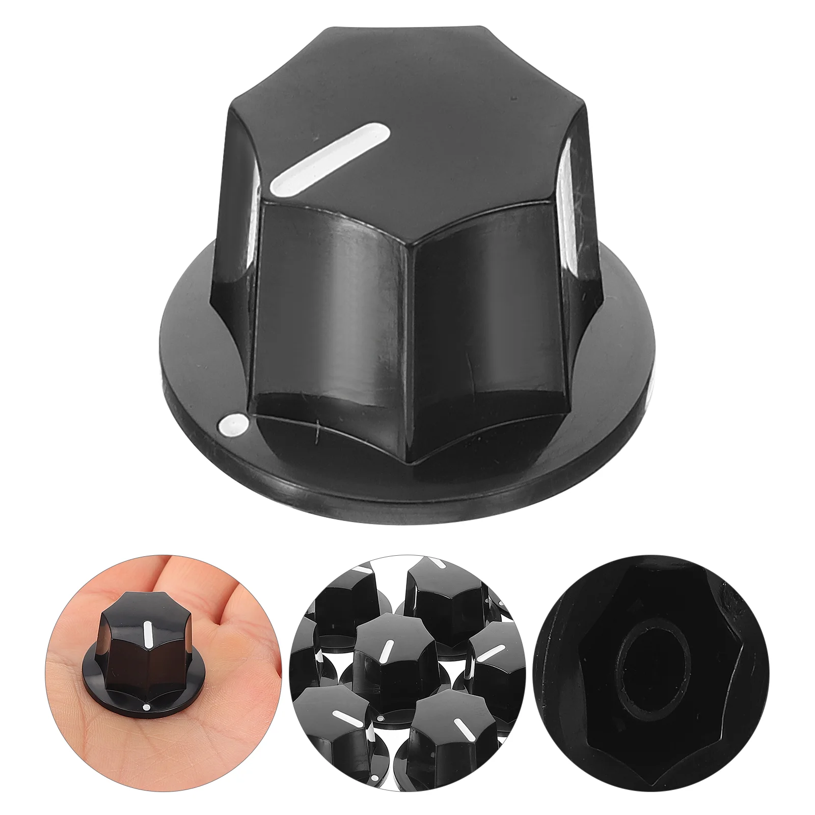 10pcs Guitar Knob Caps for Electric Guitar Amp ABS Material Volume Control Potentiometer Knobs Replacement Parts
10pcs Guitar Knob Caps for Electric Guitar Amp ABS Material Volume Control Potentiometer Knobs Replacement Parts