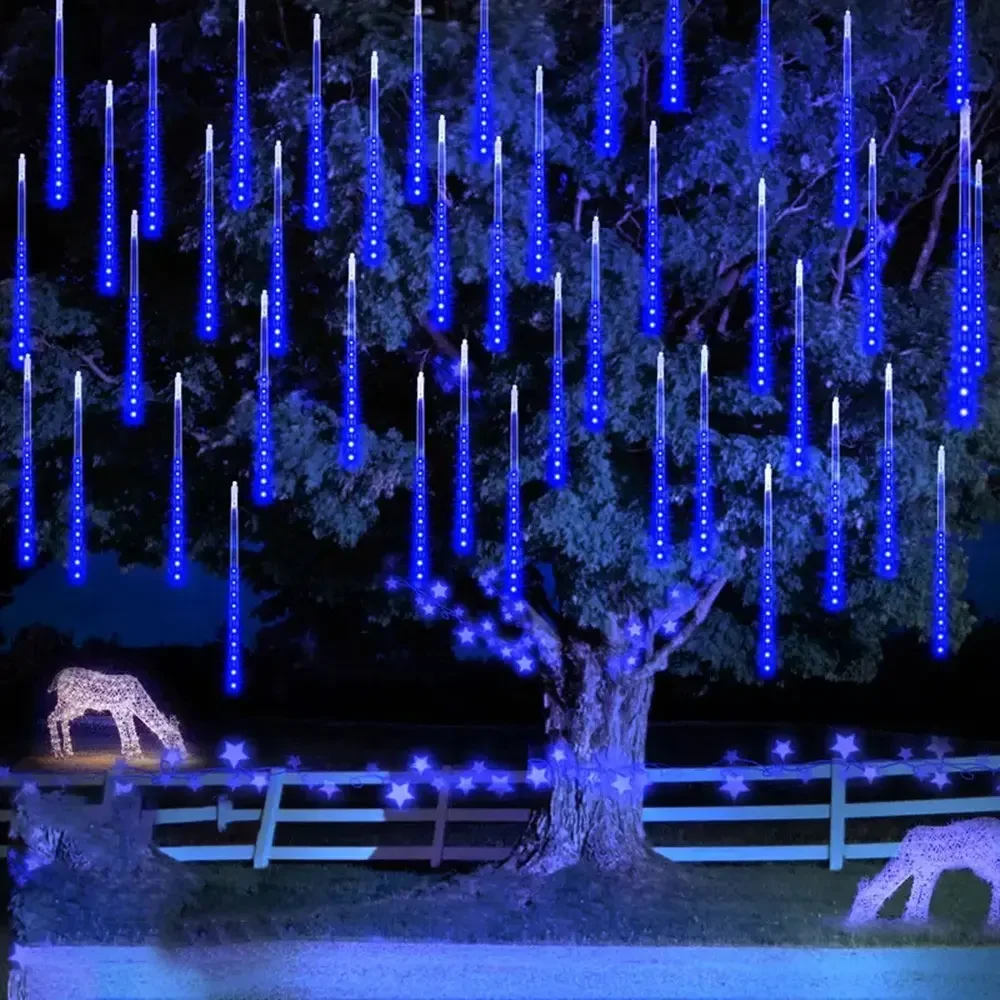 8 Tube Christmas LED Meteor Shower Garland Festoon Holiday Light Outdoor Fairy String Lights for Street Garden Wedding Decor
8 Tube Christmas LED Meteor Shower Garland Festoon Holiday Light Outdoor Fairy String Lights for Street Garden Wedding Decor