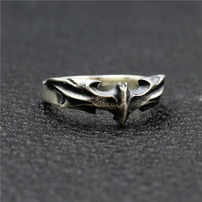 Custom Bat Ring Gothic Men's Jewelry - Personalized Name Hand Carved Oxidized Ring 
Custom Bat Ring Gothic Men's Jewelry - Personalized Name Hand Carved Oxidized Ring