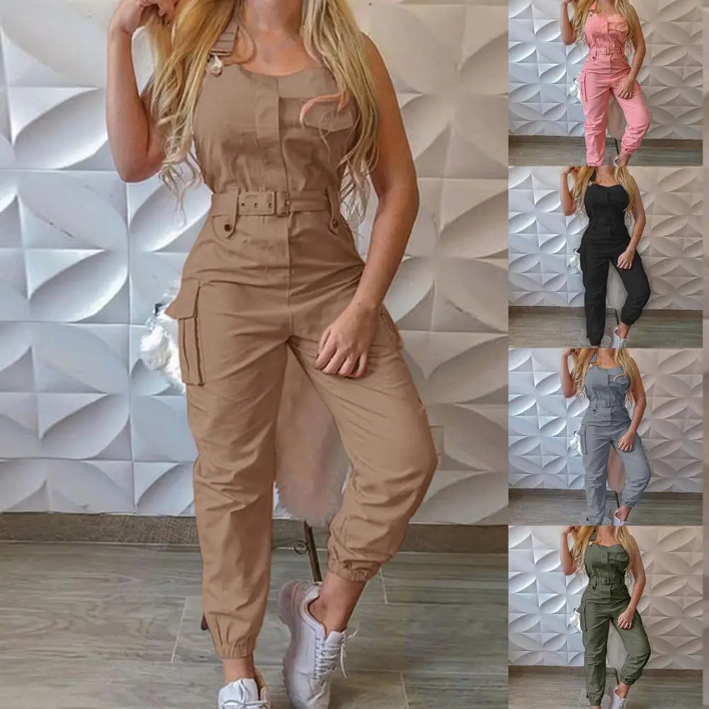 Jumpsuits Women Casual Cargo Playsuit Halter Polyester Casual Backless Sexy Slim Women Romper Overalls One Pieces Women Trousers
Jumpsuits Women Casual Cargo Playsuit Halter Polyester Casual Backless Sexy Slim Women Romper Overalls One Pieces Women Trousers