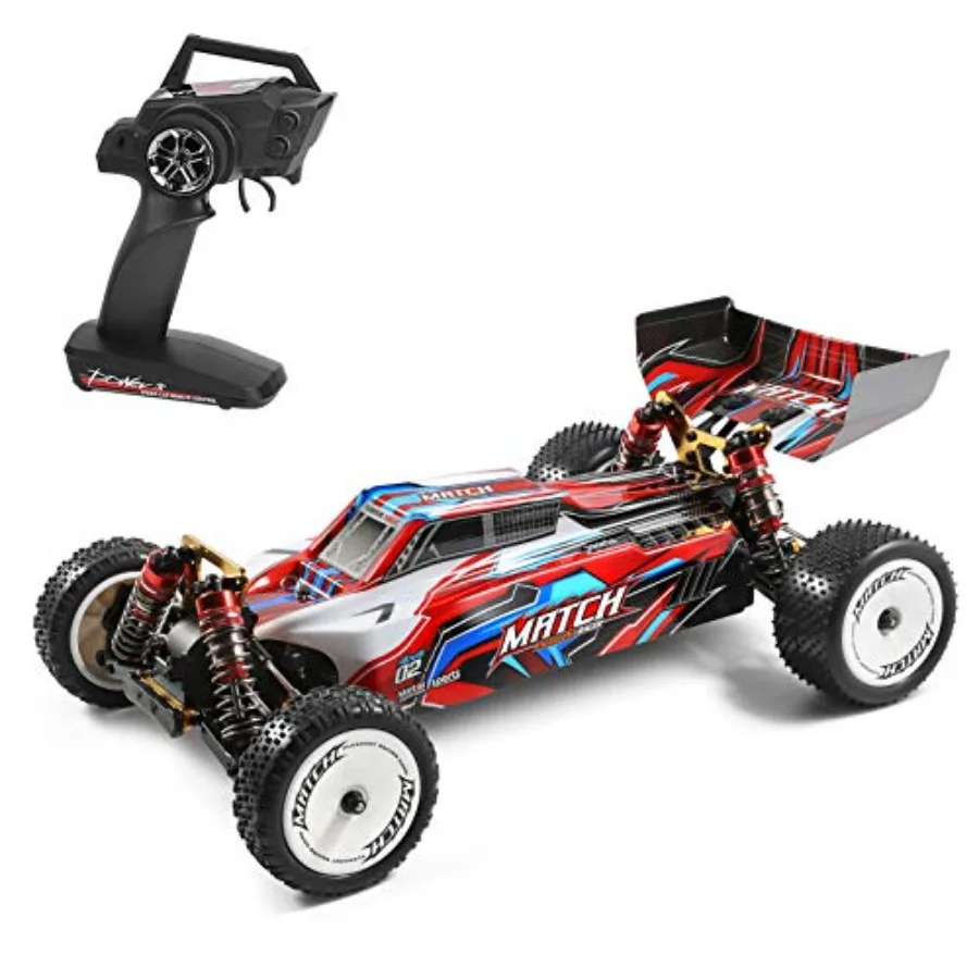 WLtoys 104001 RC Car 1:10 Scale 2.4GHz 4WD High Speed Racing Buggy Aluminum Alloy Chassis Zinc Alloy Gear 1 Battery
WLtoys 104001 RC Car 1:10 Scale 2.4GHz 4WD High Speed Racing Buggy Aluminum Alloy Chassis Zinc Alloy Gear 1 Battery
