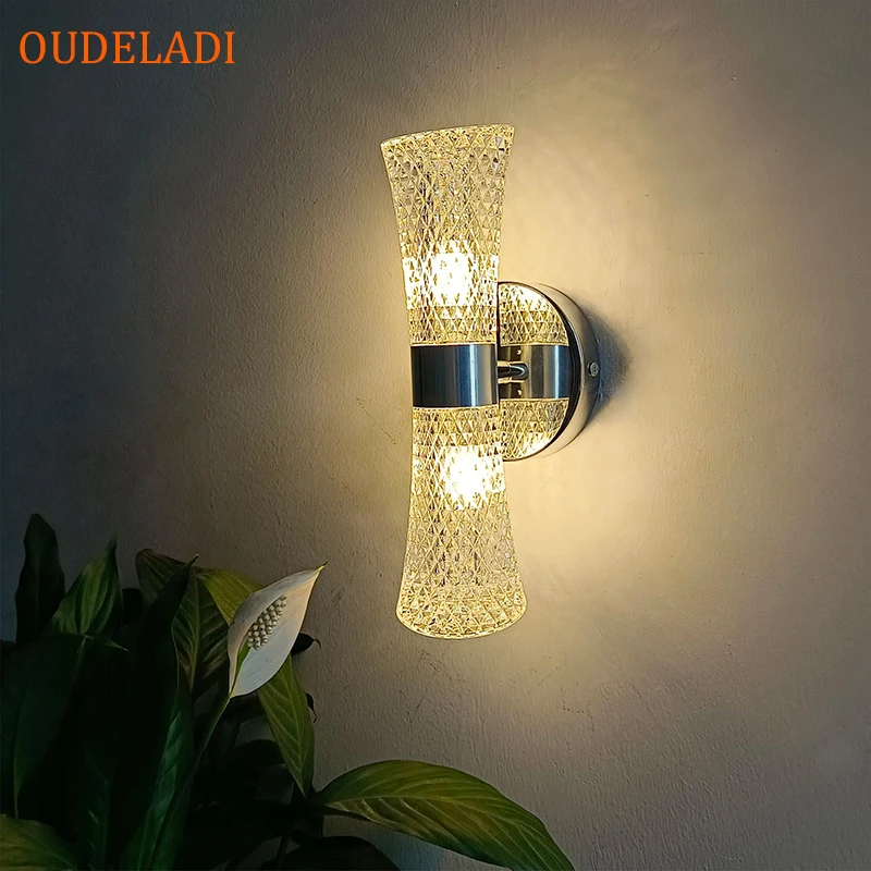 Modern LED Wall Lamp Stylish silver Pipe Acrylic Lampshade Wall sconces home decor Living Room Corridor Bedroom Light Fixture
Modern LED Wall Lamp Stylish silver Pipe Acrylic Lampshade Wall sconces home decor Living Room Corridor Bedroom Light Fixture