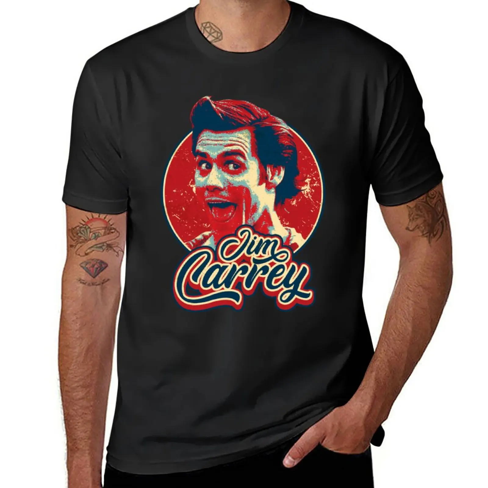 Новинка, футболка Jim Carrey, летний топ с коротким рукавом, быстросохнущая футболка, Мужская одежда, приталенные футболки для мужчин
Новинка, футболка Jim Carrey, летний топ с коротким рукавом, быстросохнущая футболка, Мужская одежда, приталенные футболки для мужчин