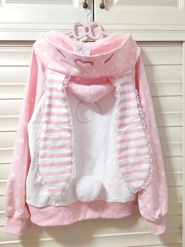 Осенние японские толстовки с капюшоном в стиле кавайной Лолиты, женские элегантные толстовки с милыми кроличьими ушками Y2k, женская шикарная корейская популярная одежда
Осенние японские толстовки с капюшоном в стиле кавайной Лолиты, женские элегантные толстовки с милыми кроличьими ушками Y2k, женская шикарная корейская популярная одежда