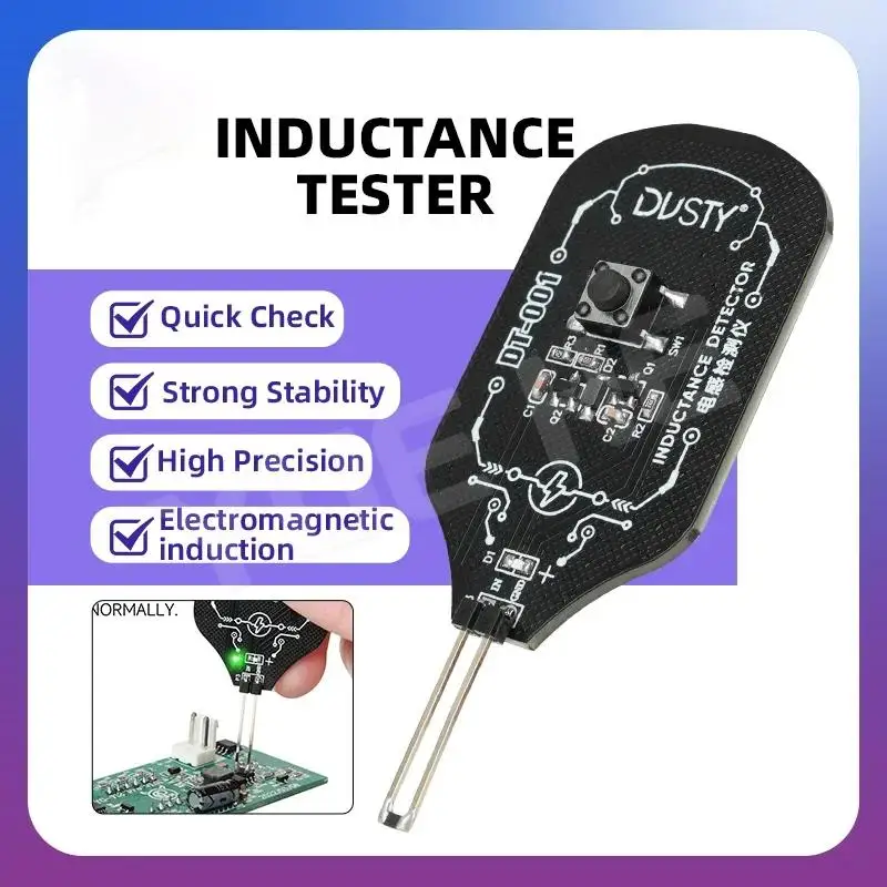 DUSTY DT-001 Inductance Tester - Quickly Detects Motherboard Faults - Battery-free Mobile Phone and Motherboard Repair Tools
DUSTY DT-001 Inductance Tester - Quickly Detects Motherboard Faults - Battery-free Mobile Phone and Motherboard Repair Tools