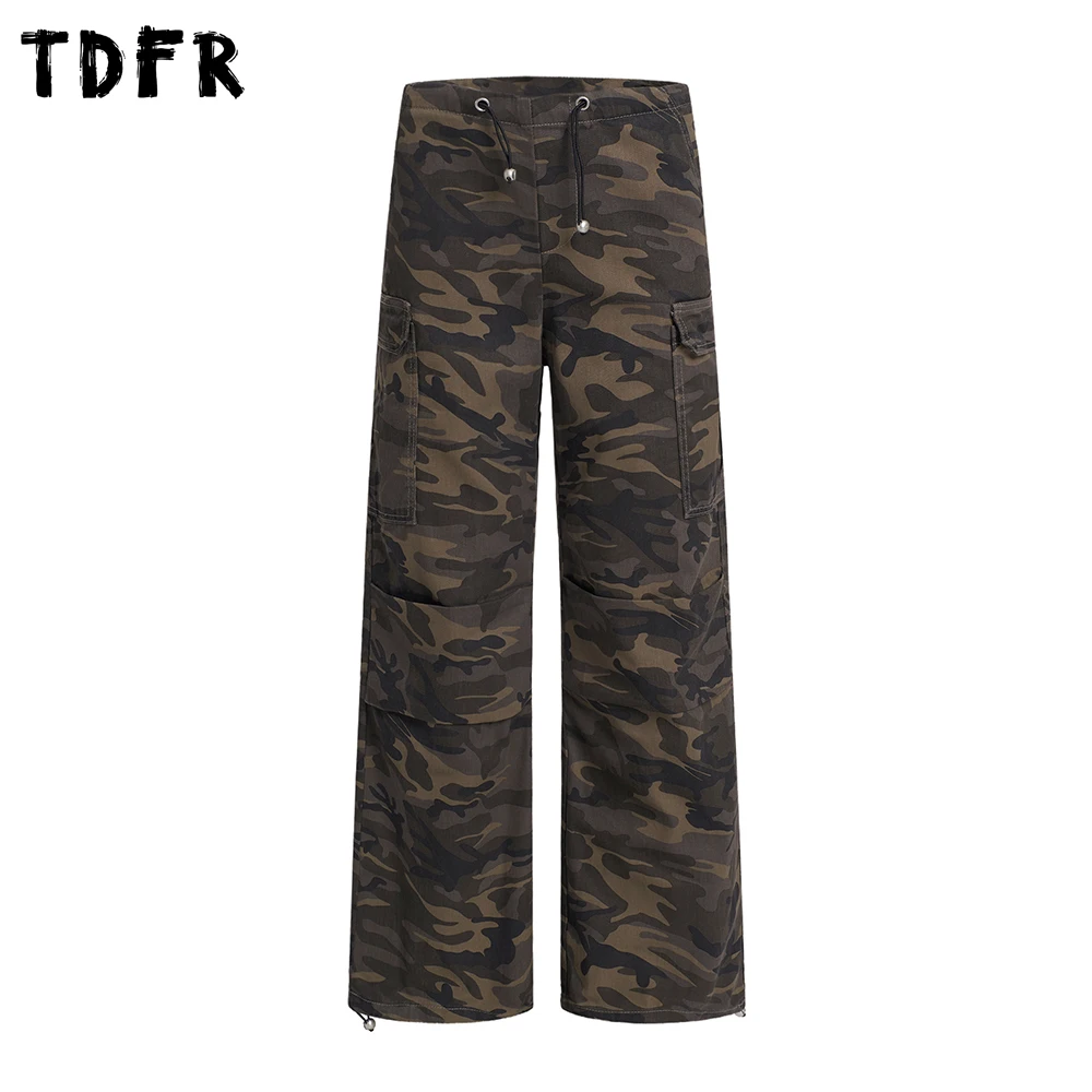 Pleated Camouflage Cargo Pants Mens Retro Safari Style Drawstring Elastic Waist Straight Baggy Trousers Man
Pleated Camouflage Cargo Pants Mens Retro Safari Style Drawstring Elastic Waist Straight Baggy Trousers Man