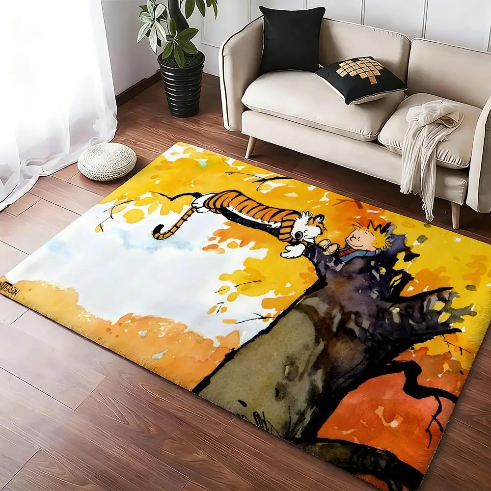 Самоклеящийся художественный коврик Calvin And Hobbes, уютный фланелевый мягкий толстый нескользящий коврик для гостиной, спальни, кухни, декоративные коврики
Самоклеящийся художественный коврик Calvin And Hobbes, уютный фланелевый мягкий толстый нескользящий коврик для гостиной, спальни, кухни, декоративные коврики