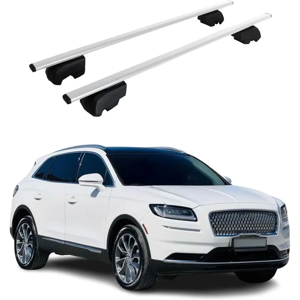 Roof Rack Cross Bars for Lincoln Nautilus 2019-2023 Lockable 165Lbs Metal Silver 2Pcs fits Cargo Carriers Kayak Canoe Bike Snowb
Roof Rack Cross Bars for Lincoln Nautilus 2019-2023 Lockable 165Lbs Metal Silver 2Pcs fits Cargo Carriers Kayak Canoe Bike Snowb