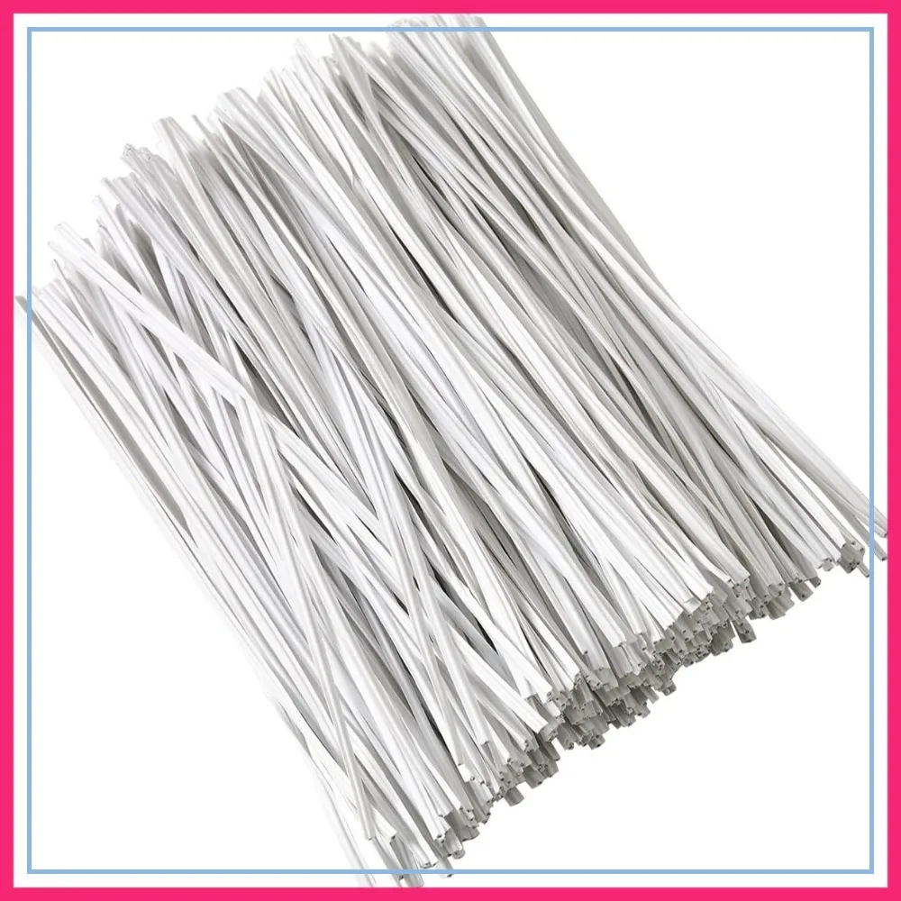 300 Pcs 5-Inch Plastic Twist Ties for Bags, Cables, Gardening
300 Pcs 5-Inch Plastic Twist Ties for Bags, Cables, Gardening