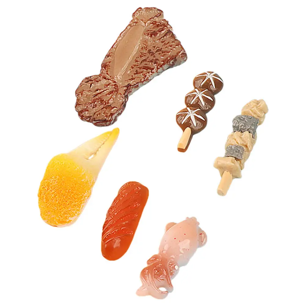 Набор из 6 миниатюрных имитаций закусок для декора, поделок, украшения головных уборов, реквизита для фото, реалистичные миниатюрные украшения из смолы для домиков
Набор из 6 миниатюрных имитаций закусок для декора, поделок, украшения головных уборов, реквизита для фото, реалистичные миниатюрные украшения из смолы для домиков