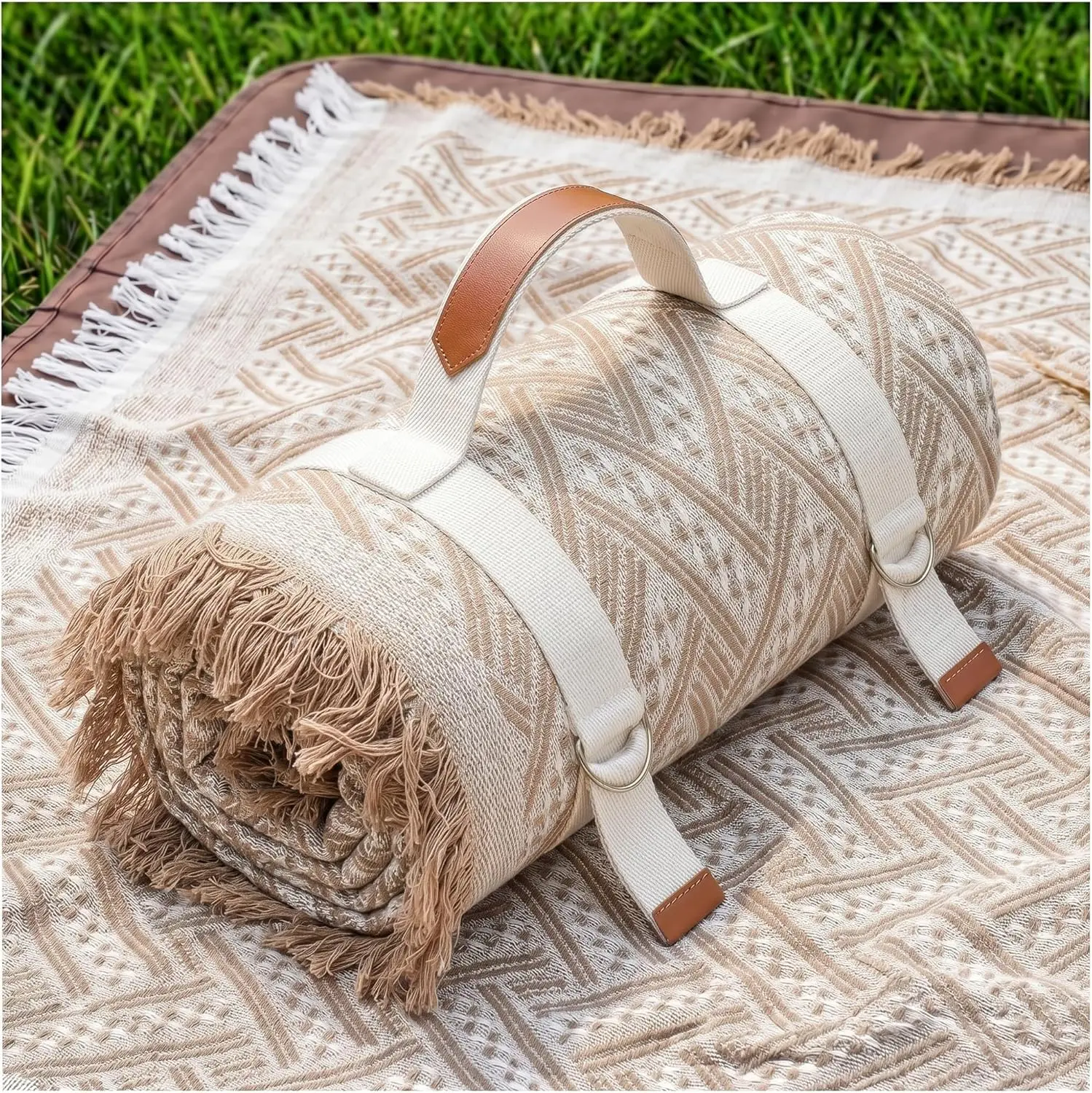 Extra Large Outdoor Picnic Blanket Waterproof Woven Boho Mat Beach Towel Travel Essential for Park Lawn Concert
Extra Large Outdoor Picnic Blanket Waterproof Woven Boho Mat Beach Towel Travel Essential for Park Lawn Concert