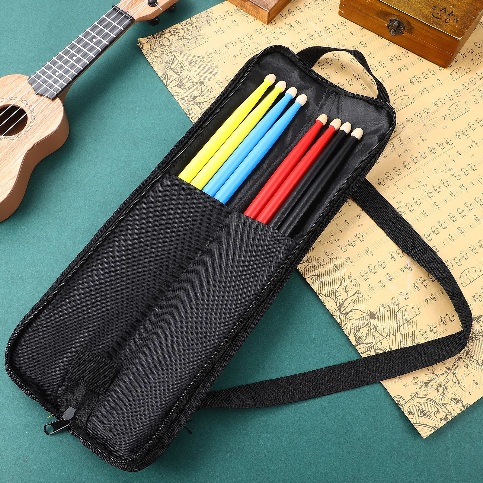 4 Pairs Colorful Maple Drumsticks 7A Black Blue Red Yellow Wood Drumsticks Kids Adult Practice Percussion Accessories Bag
4 Pairs Colorful Maple Drumsticks 7A Black Blue Red Yellow Wood Drumsticks Kids Adult Practice Percussion Accessories Bag