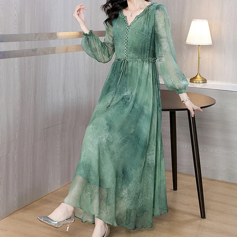 EVNISI Lantern Sleeve Floral Printing Chiffon Pregnancy Dresses French Slim Medium Long Skirt Chic Lace Elegant Casual Fashion
EVNISI Lantern Sleeve Floral Printing Chiffon Pregnancy Dresses French Slim Medium Long Skirt Chic Lace Elegant Casual Fashion