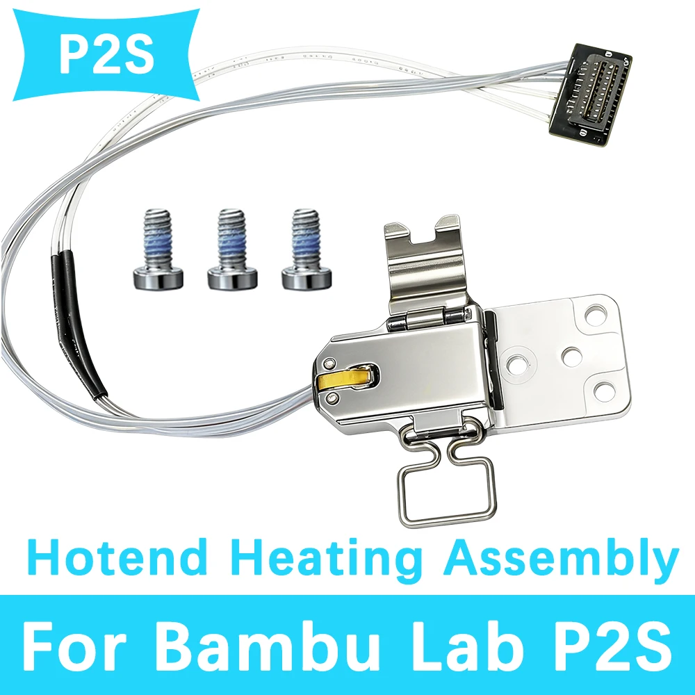 Upgraded Hotend Heating Component + Heater Cartridge Thermistor For Bambu Lab P2S Hotend Heating Assembly For Bamboo P2S Parts
Upgraded Hotend Heating Component + Heater Cartridge Thermistor For Bambu Lab P2S Hotend Heating Assembly For Bamboo P2S Parts