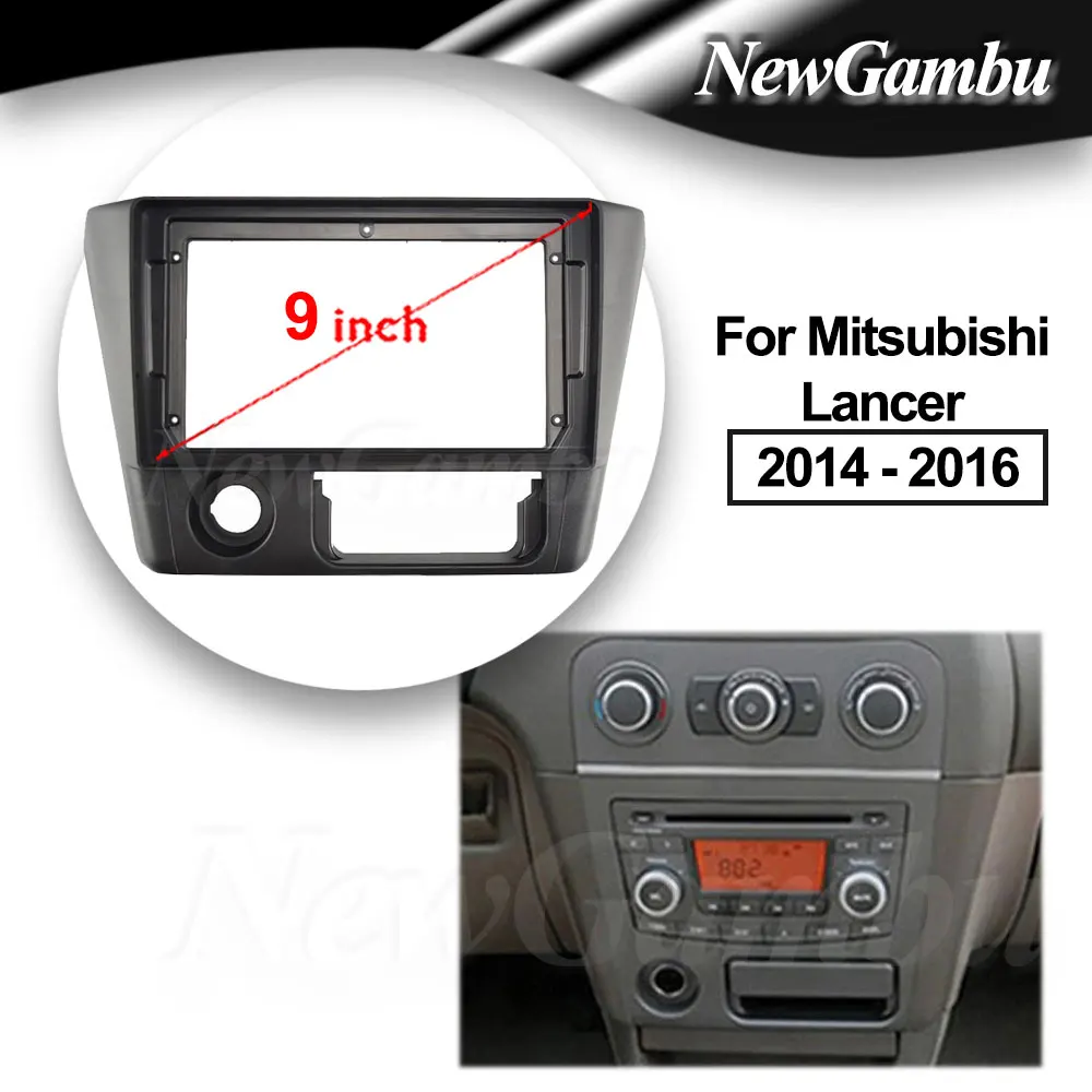 9 дюймов радиоприемник подходит для Mitsubishi Lancer 2014 - 2016 стерео DVD-плеер установить объемный обрезать панель аудио рамка Крышка
9 дюймов радиоприемник подходит для Mitsubishi Lancer 2014 - 2016 стерео DVD-плеер установить объемный обрезать панель аудио рамка Крышка