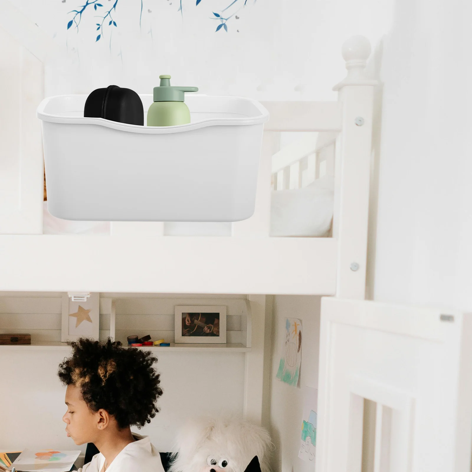 2pcs Bedside Basket Plastic Bunk Bed Shelf Dorm Holder Organizer Dorm Bedside Holder Hanging Storage Home Utility Tools 
2pcs Bedside Basket Plastic Bunk Bed Shelf Dorm Holder Organizer Dorm Bedside Holder Hanging Storage Home Utility Tools