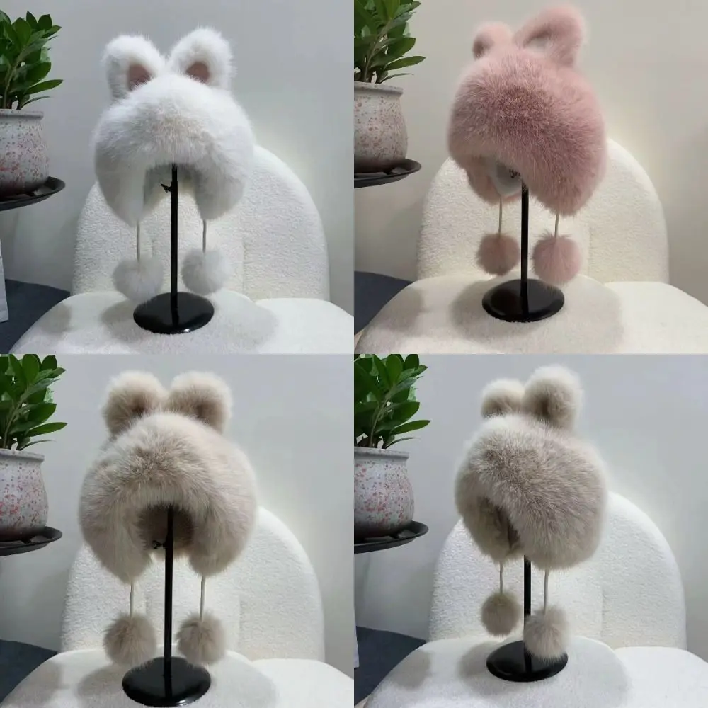 Thickened Winter Warm Fox Ear Cap Fluffy Soft Women's Lei Feng Cap Y2K Earflap Bunny Cat Ear Hat New Year Gift
Thickened Winter Warm Fox Ear Cap Fluffy Soft Women's Lei Feng Cap Y2K Earflap Bunny Cat Ear Hat New Year Gift