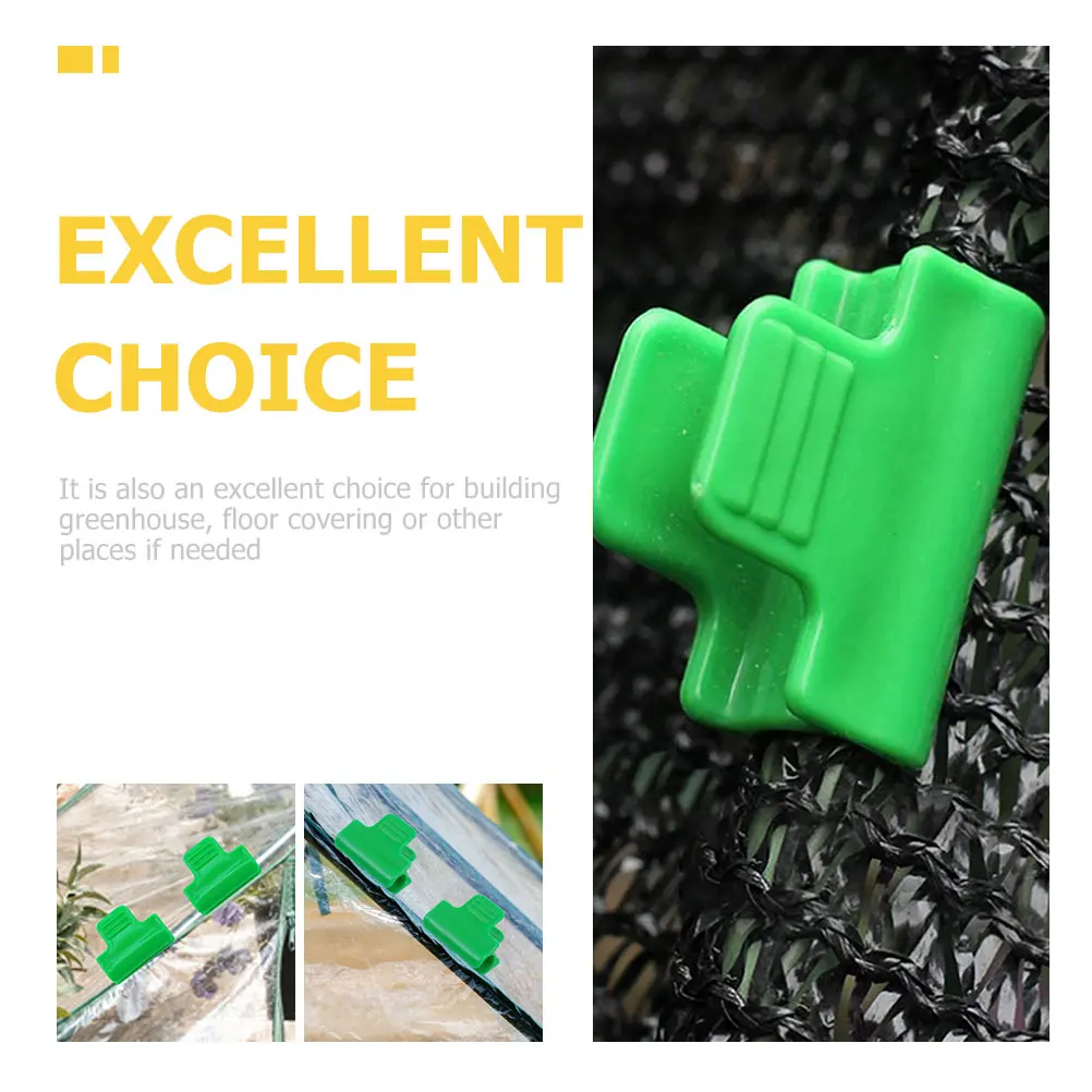 40pcs Greenhouse 11mm Plastic Pipe Clamps Diameter Plastic Clamps for Garden Netting Film Fixing Hoops Accessories
40pcs Greenhouse 11mm Plastic Pipe Clamps Diameter Plastic Clamps for Garden Netting Film Fixing Hoops Accessories