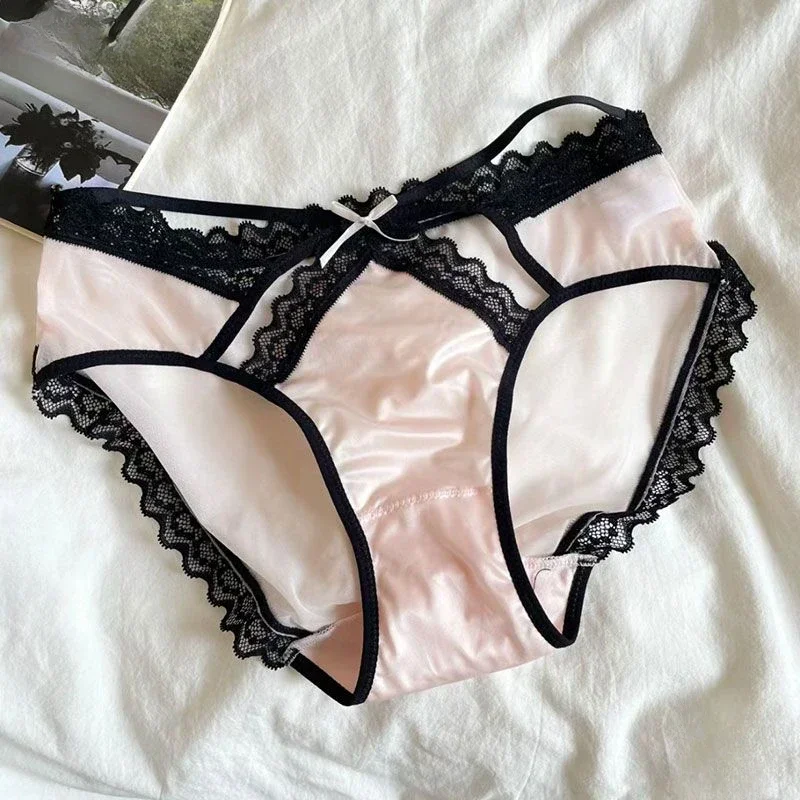 Cotton Crotch Underwear Hip Lift Briefs Sexy Lace Panties Women Summer Thin Shorts Satin Comfort Hollow Girl Low-waisted Pants
Cotton Crotch Underwear Hip Lift Briefs Sexy Lace Panties Women Summer Thin Shorts Satin Comfort Hollow Girl Low-waisted Pants