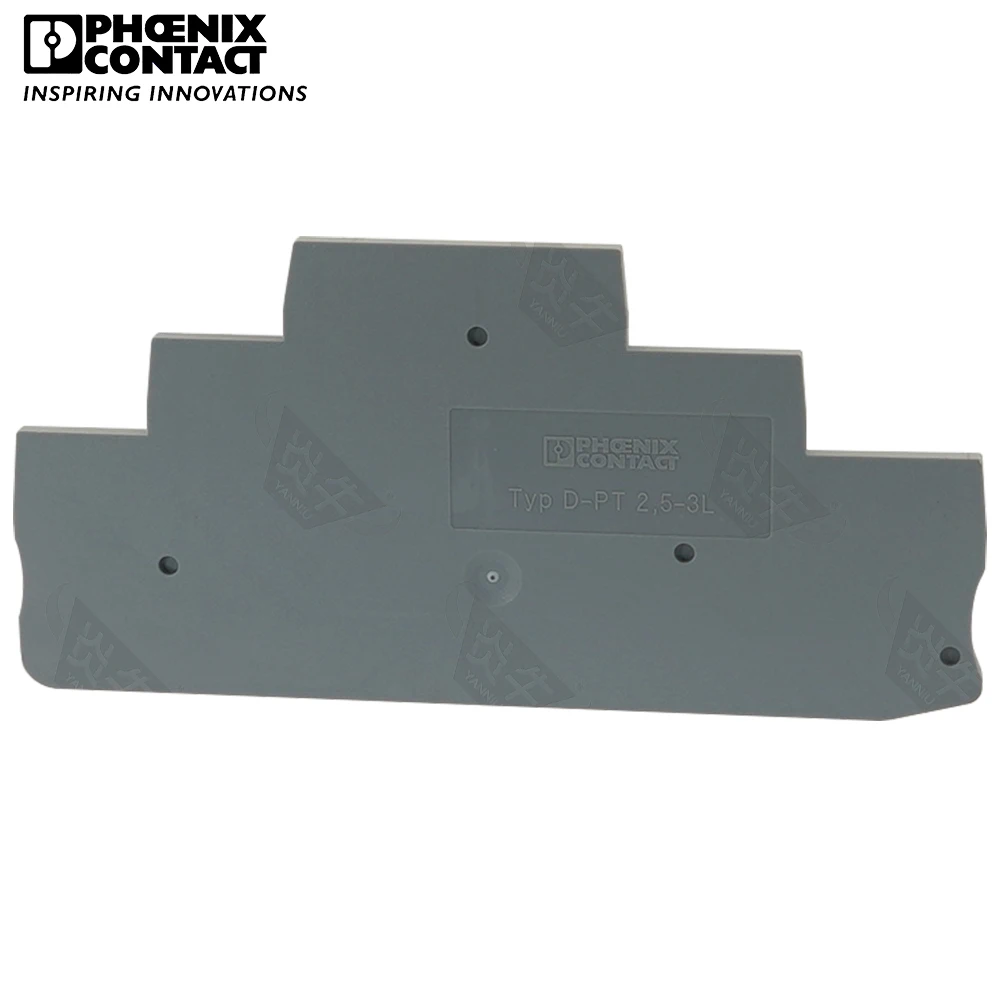 Phoenix Contact PLUG-IN Din Rail Screwless Terminal Blocks D-PT 2.5 3L 3211647 Accessories End Cover For PT 2.5 3L 3210499
Phoenix Contact PLUG-IN Din Rail Screwless Terminal Blocks D-PT 2.5 3L 3211647 Accessories End Cover For PT 2.5 3L 3210499